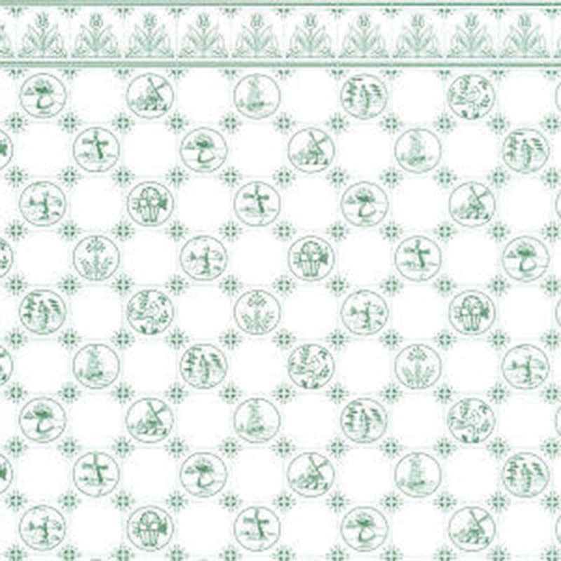 Dutch Tile Green 1/24th