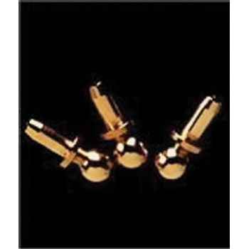 3.5mm messing knopjes 4 stuks