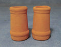 Ronde middenmaat schoorstenen, 2 stuks
