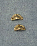 Messing trekgreep, 2 stuks
