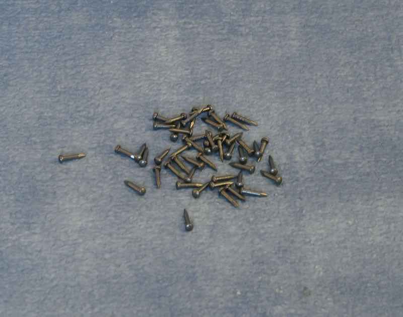 Zilveren schroeven 6mm, 50 stuks
