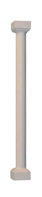 Ronde pilaar, wit
