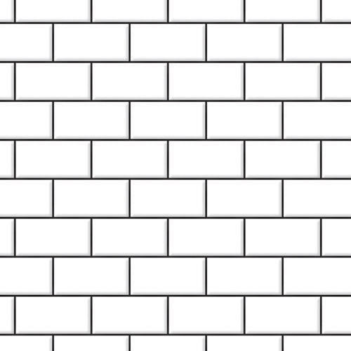 White Metro Tiling Dark Grout - Hobbyboutique Monique