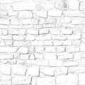 Whitewashed stenen muur