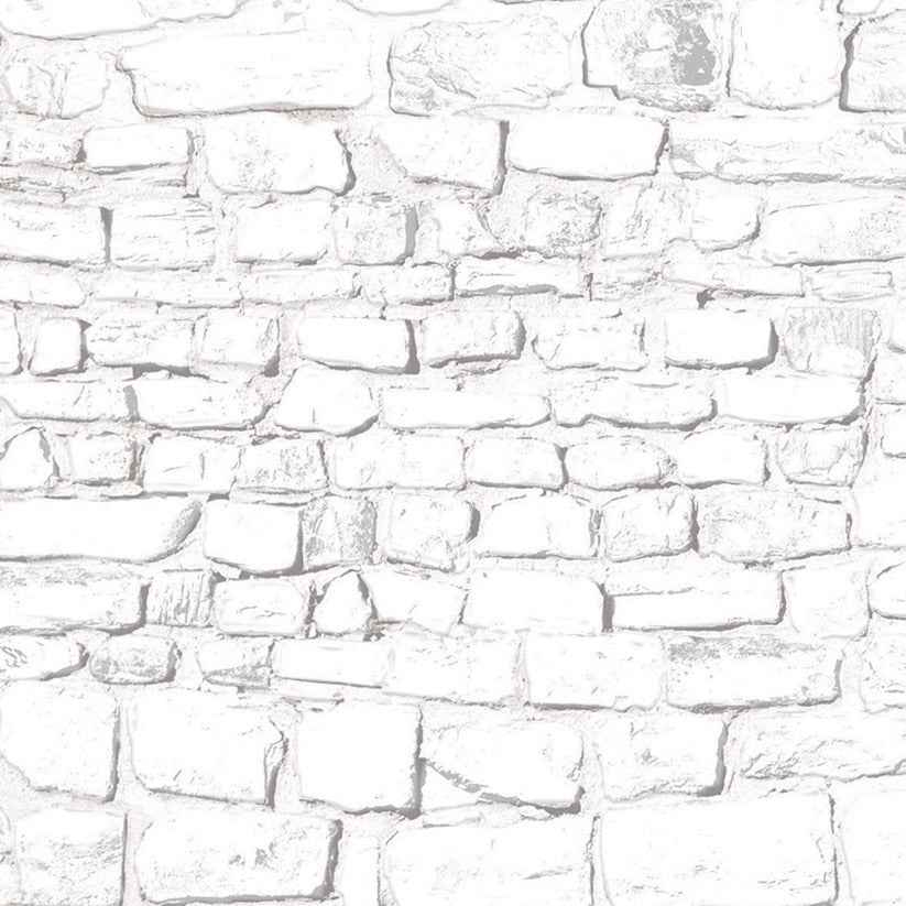 Whitewashed stenen muur