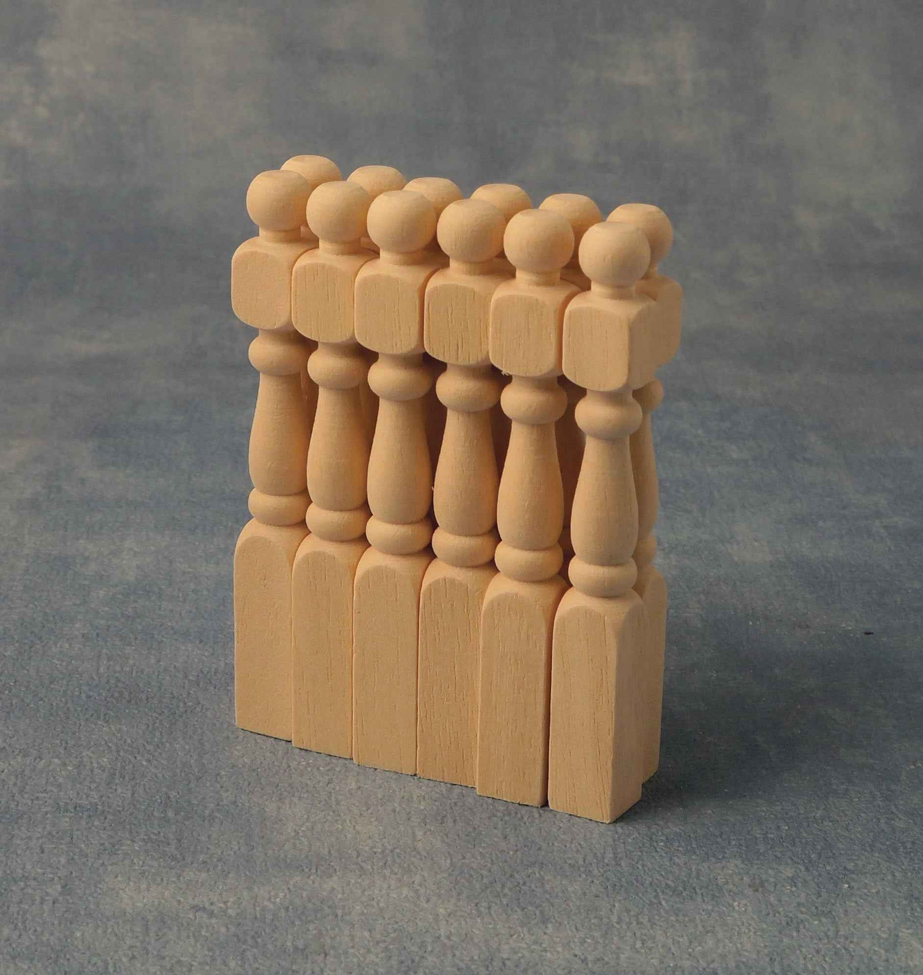 Railing eind posten, 12 stuks