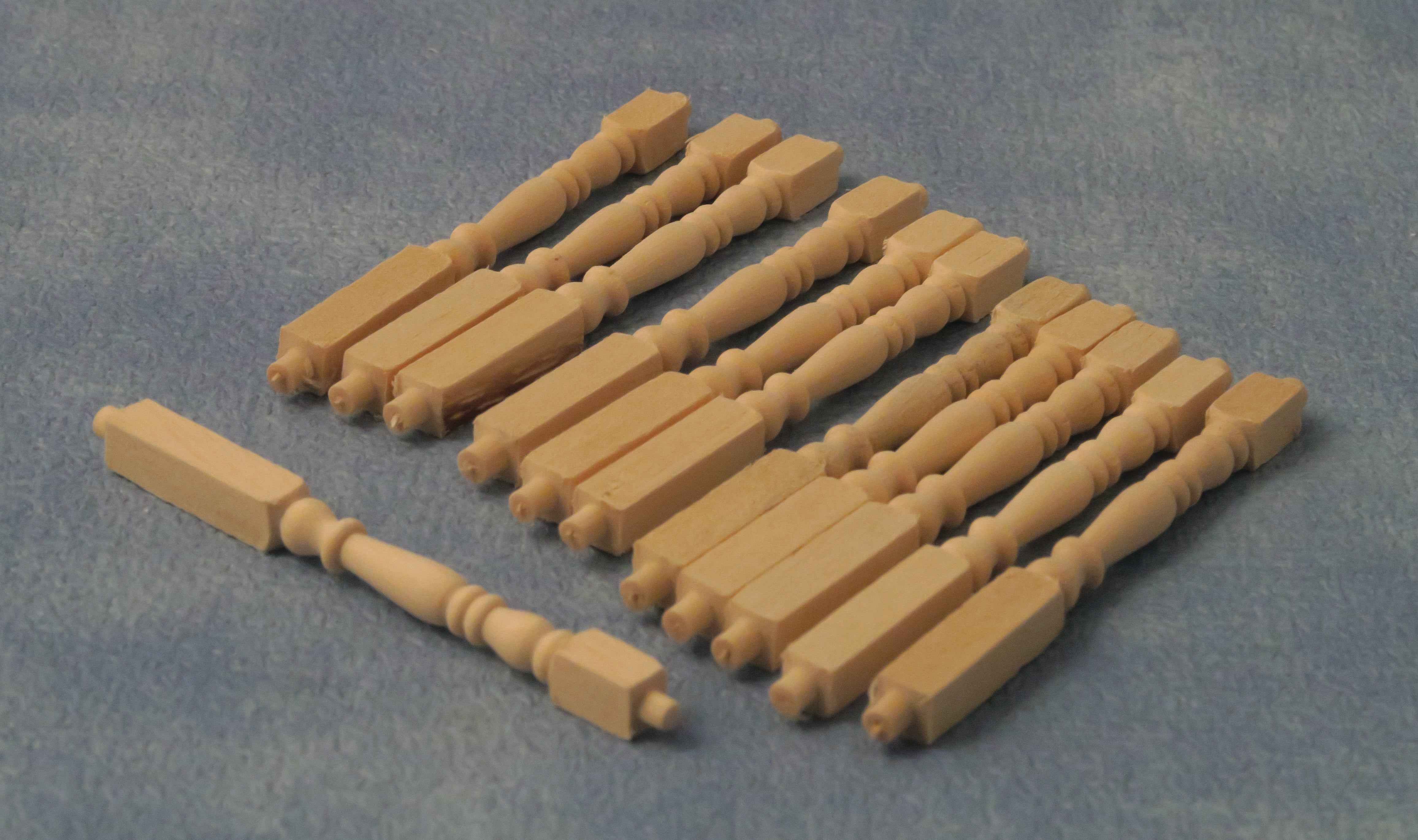 Trapstijlen, 12 stuks