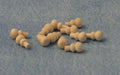Houten knopjes, 12 stuks