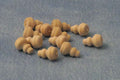Houten knopjes, 12 stuks
