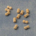 Houten knopjes, 12 stuks