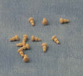 Houten knopjes, 12 stuks