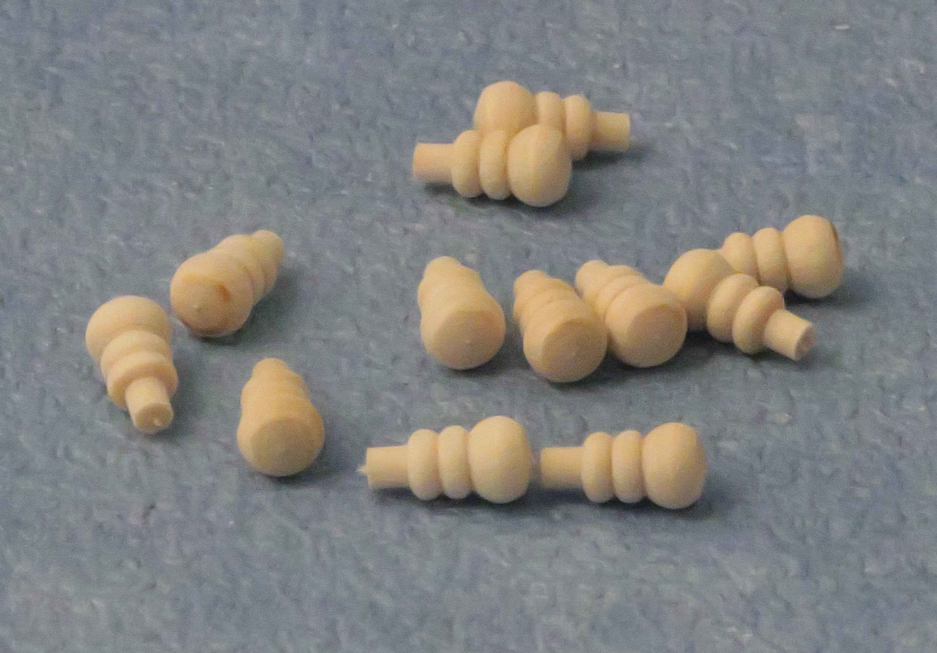 Houten knopjes, 12 stuks