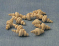 Houten knopjes, 12 stuks