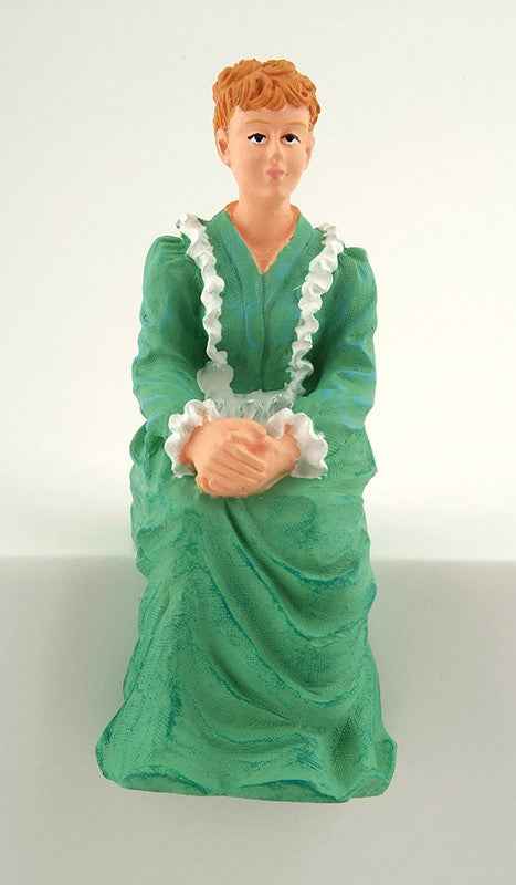 Zittende Victoriaanse vrouw
