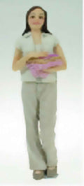 Moderne vrouw met handdoeken