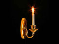 Wandlamp, 1-pits kaars