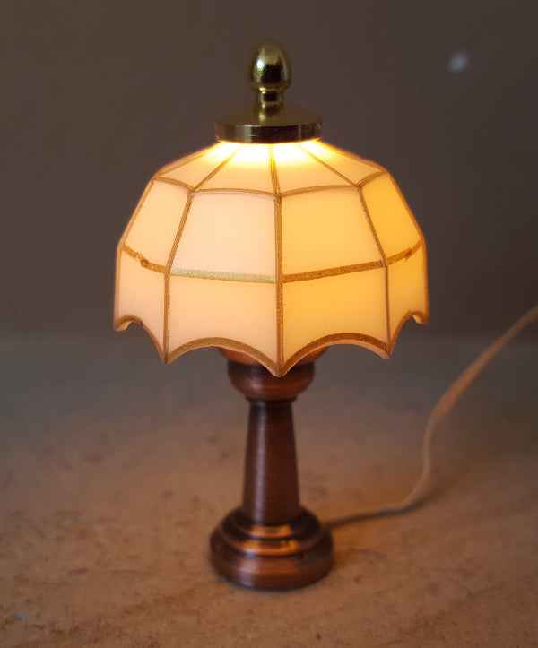 Tiffany Tafellamp, wit