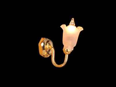 Wandlamp 1-pits tulp
