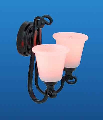 Wandlamp, 2 pits