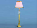 Staande lamp met witte kap