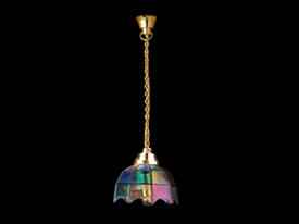 Hanglamp, tiffany, gekleurd