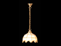 Hanglamp, Tiffany, wit - Hobbyboutique Monique