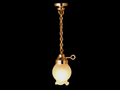 Hanglamp, matglas - Hobbyboutique Monique