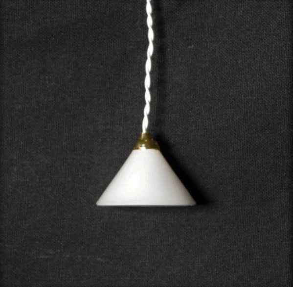 Hanglamp met witte kap