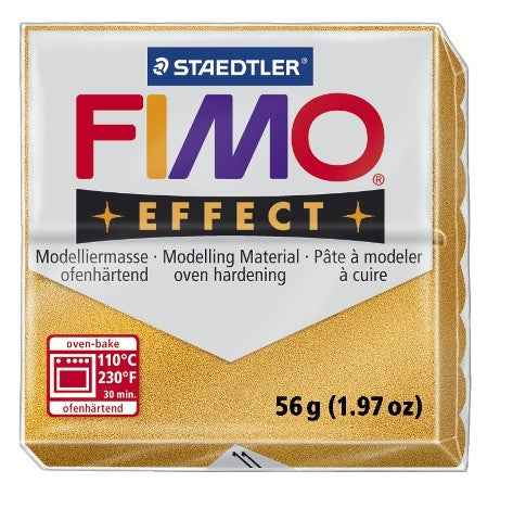 Fimo effect metallic goud