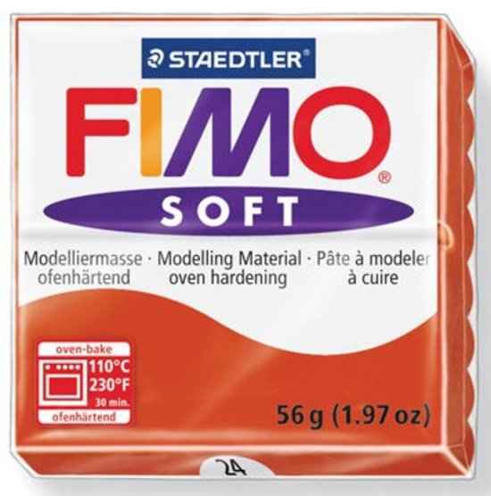 Fimo soft indisch-rood