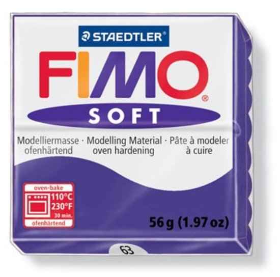 Fimo soft kleurnr 63, paars,