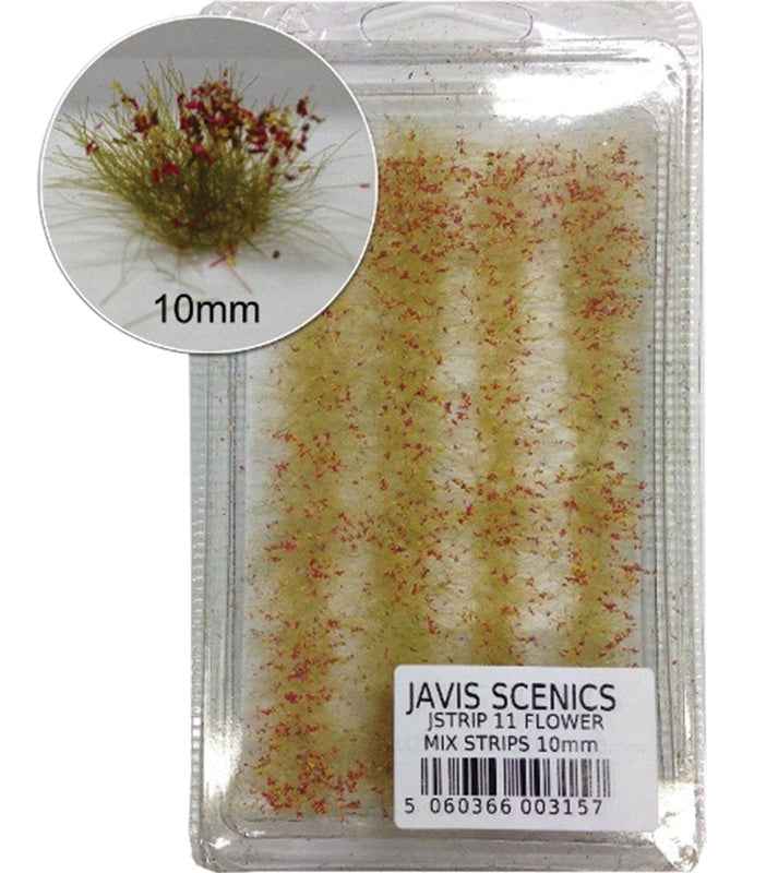Gras strips, bloemenmix, 10mm
