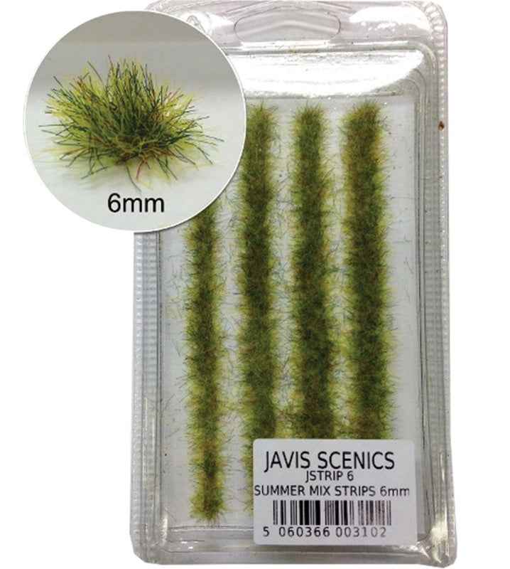Gras strips, zomermix, 6mm