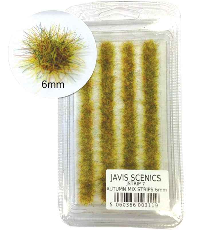 Gras strips, herfstmix, 6mm