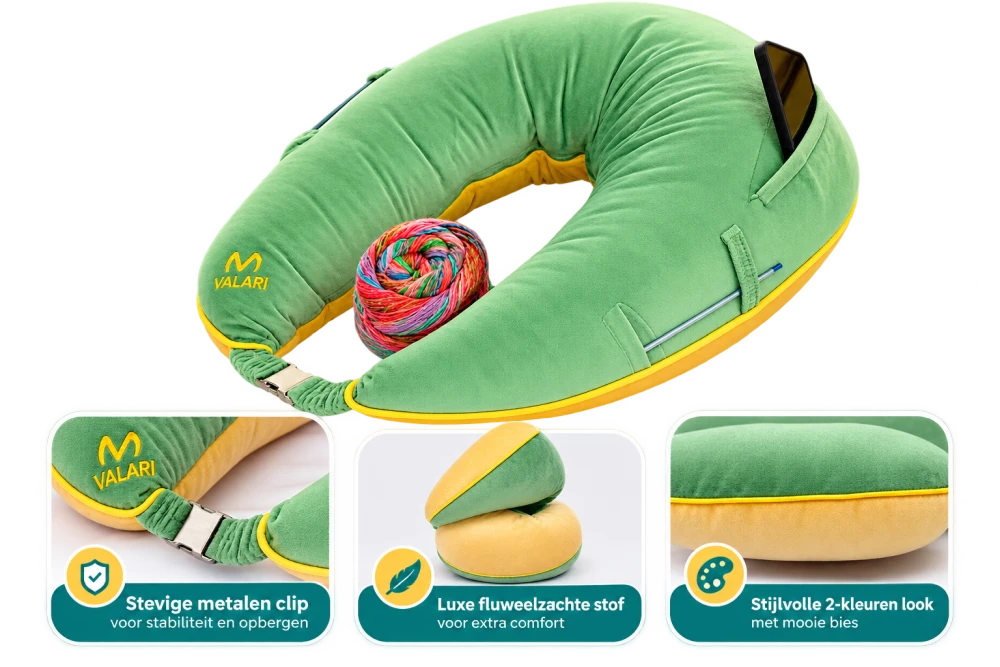 Crafteaze Ergonomisch Handwerkkussen