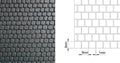 geplaveide bestrating, 6mm