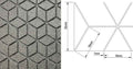 Mozaiektegelbestrating, 6mm