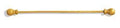 Wandtapijtstok naturel 27 cm