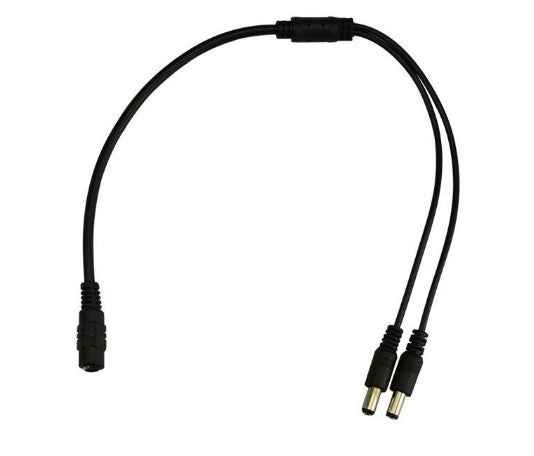 Y-adapterkabel, 2 pluggen
