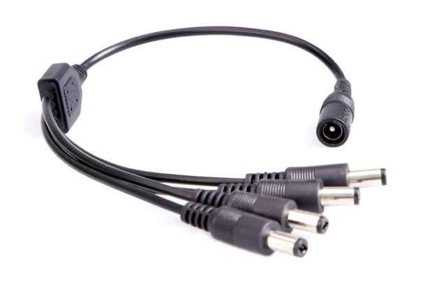 Y-adapterkabel, 4 pluggen