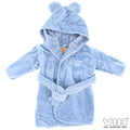 Badjas met Oortjes I'M BEARY CUTE Dusty Blue