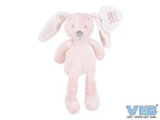 Pluche Konijn Groot 35cm 'Very Important Rabbit' Roze