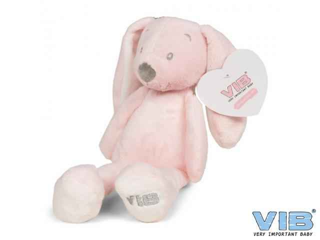 Pluche Konijn Groot 35cm 'Very Important Rabbit' Roze