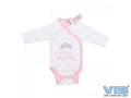 Romper wit-roze kroontje Kleine prinses