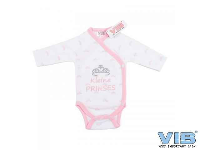 Romper wit-roze kroontje Kleine prinses