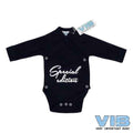Overslag Romper 'Special Edition' Navy+Wit