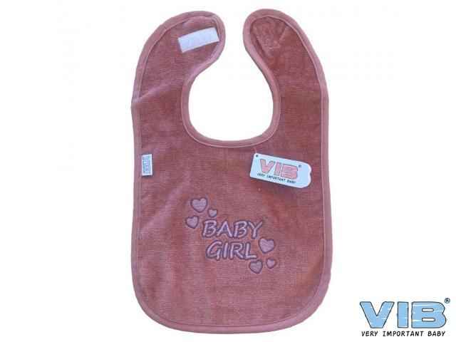 Slabbetje Baby Girl Oud Roze