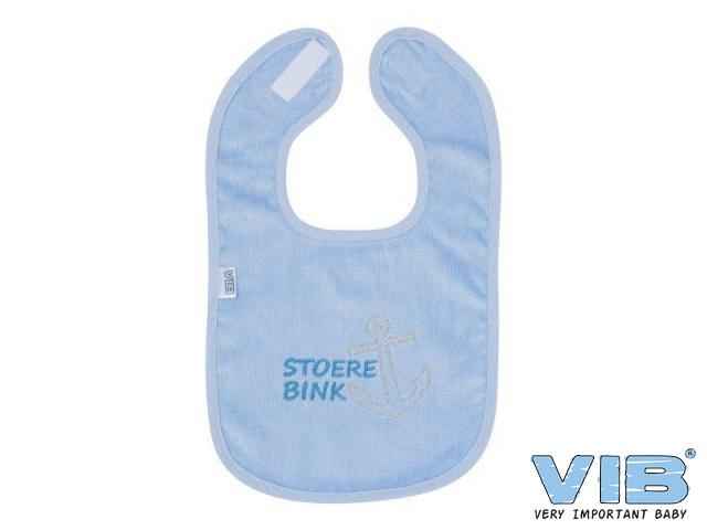 Slabber 'STOERE BINK' (met anker) Licht Blauw+Blauw