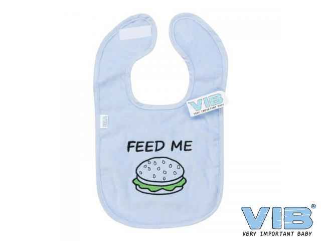 Slabber 'FEED ME (Hamburger)' Blauw