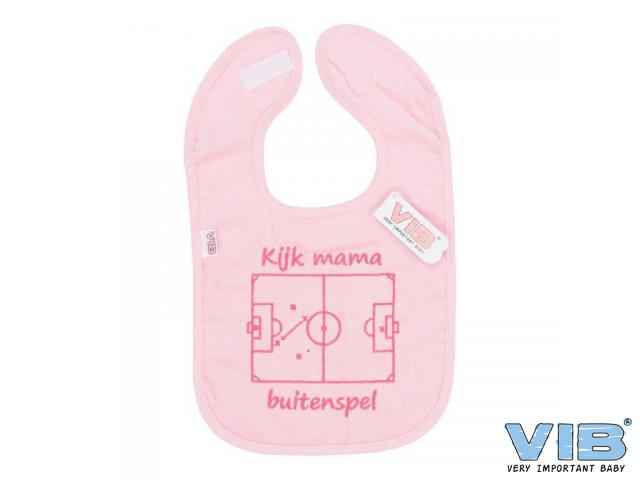 Slabbertje, Mama kijk buitenspel, roze
